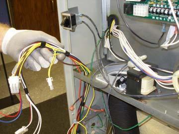 8. Using wiring harness labeled D342127P04 DY-DX- R Long.