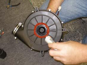 Remove power from the furnace before beginning work. 2. Remove the front furnace panels. 3. Remove the blower door latching plate if present. See Figure 4. 4. Cut and remove all wire ties. 5.