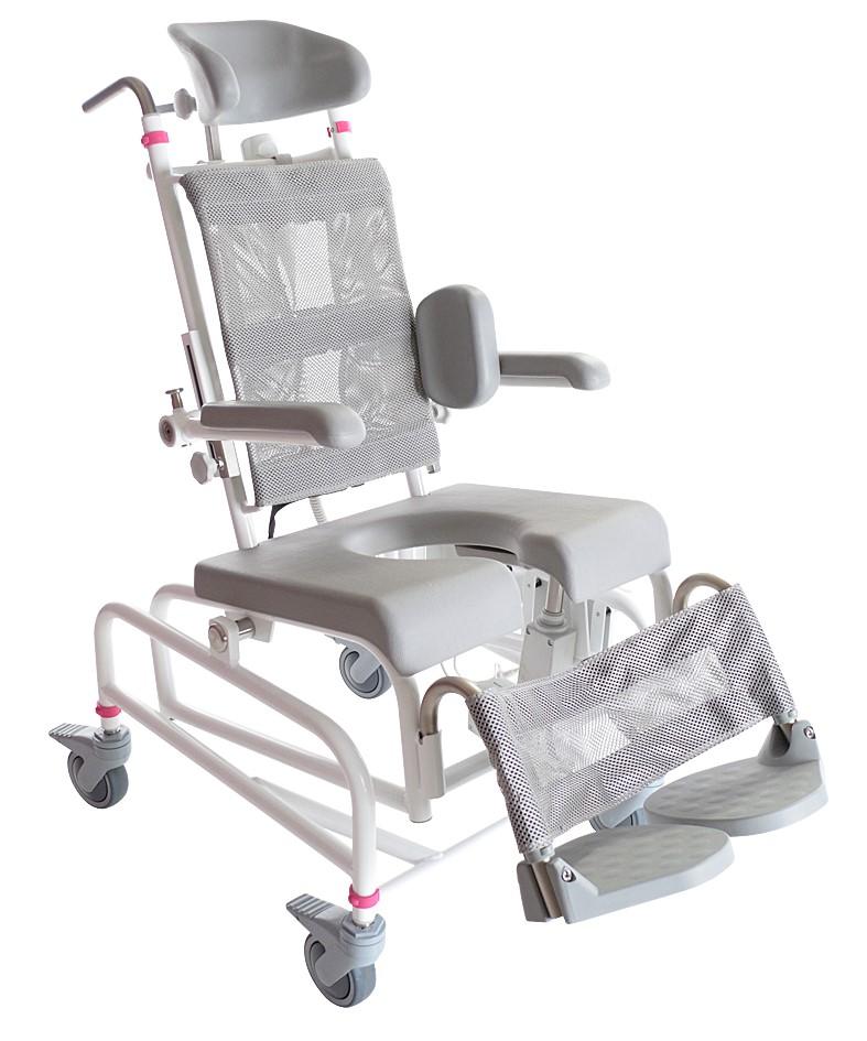 M2 Mini El-Tip M2 shower / commode for children and small adults who are difficult to place in a standard chair.