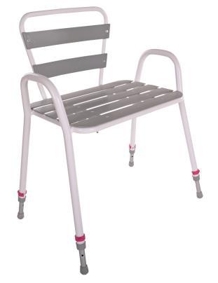 Shower stools Neptun Super soft. Stainless steel, height adjustable Art no.