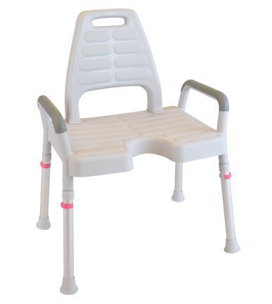 cm) Height adjustable Same shower stool as shown