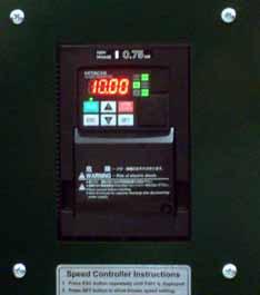 Avoid Over-Pressurization Prior to starting the blower, shut the inlet slide gate on models without the speed controller option.