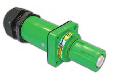 Panel Drain with Backshell Panel Drain connectors (SKPP) can be supplied with a backshell to provide a watertight fitting to the cable.