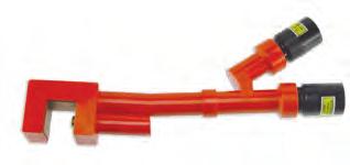 Insulated G Style Clamp Completely insulated which allows for direct connection of a generator cable to a live low voltage busbar.