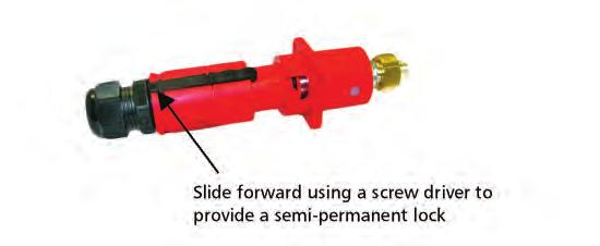 Contact termination to the cable conductor is by standard compression crimp or set-screw fixing and for panel mounting a threaded M12 post.