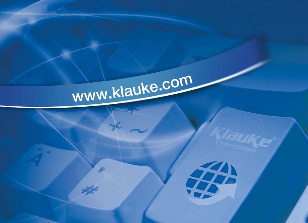 Strong brands for your success: Gustav Klauke GmbH Auf dem Knapp 46 D-42855 Remscheid Phone: +49 (0) 2191 / 907-0 Fax: +49 (0) 2191 / 907-251 Email: