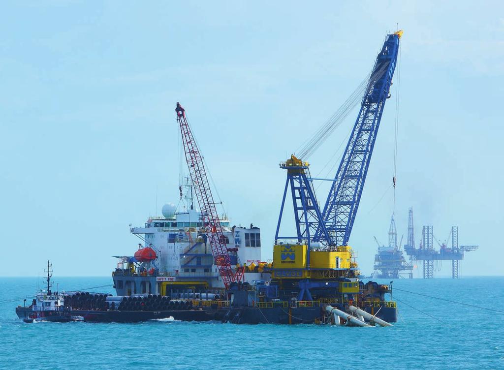 The rebuilding was predominantly aimed on maintaining the vessel shallow water versatility enhanced by state-of-the-art pipelay technologies and compliancy with the latest Class, Safety and Comfort