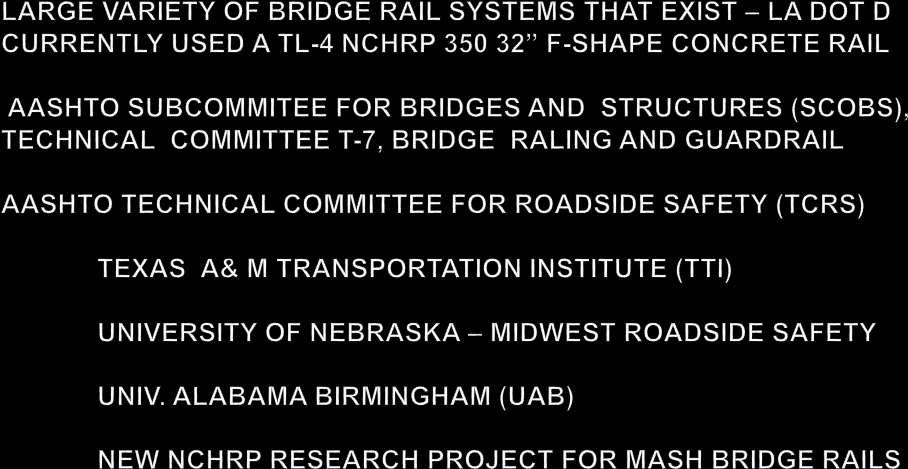 MASH BRIDGE RAIL