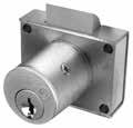 N SERIES Key together with other N Series locks DCN Cam Lock Standard function: Key removable in locked or unlocked position.
