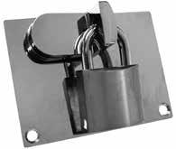 DCP Padlockable Cam Lock Standard: DCP ships standard with DCP-LC cam and spur washer. Packed 10 per box.