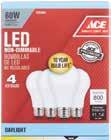 Ace LED Bulb 4/Pk.