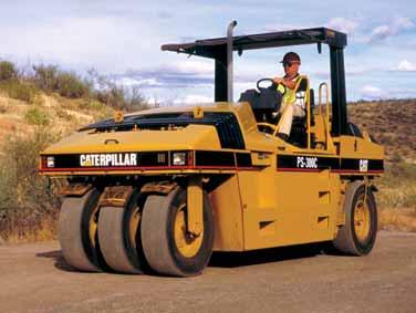 (38,000 lb) PS-300C Compaction Width: 1900 mm (75") Weight per Wheel: 3300 kg (7,260 lb) Operating Weight: 23 100 kg