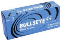 Bullseye Radial Repair Units Patch Rubber Radial & Bias Repair Units 12090 Used to repair puncture and section injuries in passenger, light truck, heavy-duty truck and farm tractor radial tires.