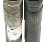 Worn sockets or impact tool shanks drastically reduce tool life.