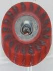 No In. mm In. mm 42009 5516-5 4" 102 3 8" 10 6" Twisted Wire Rim Buffing Brush Approved by major rubber companies.