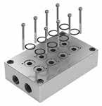 Valve series Valve function # of Stations lb (kg) anifold only (T) anifold only (S) Z -way. (0.69) 9980X 9980X Z -way.9 (.) 99806X 99806X Z -way 6. (.6) 99807X 99807X Z -way 8. (.00) 99808X 99808X Z -way 0.