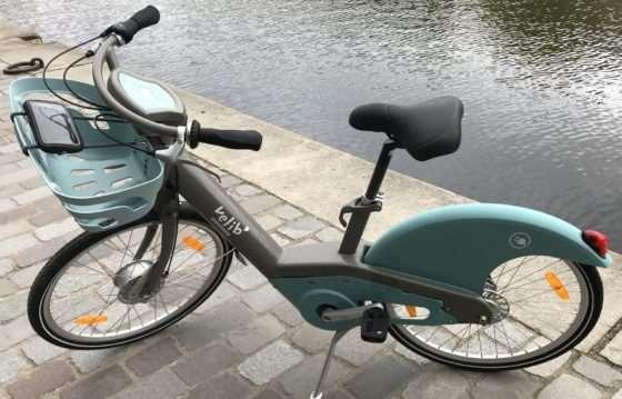 Use for bike-sharing Velib in France will incorporate e-bikes in their system in 2018.