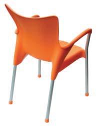 OUT P1023A 560mm 560mm Stacking Armchair Arm Ht: 650mm 860mm COD.00 COD.01 Beige COD.02 COD.