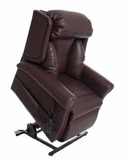 The chair has a safe working load of 225Kg and the foot section has a lifting capacity of 57Kg.