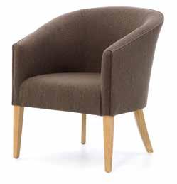 retardant and anti-bacterial vinyl and fabric options available Anti-bacterial lacquered wooden frames Elegant, strong and