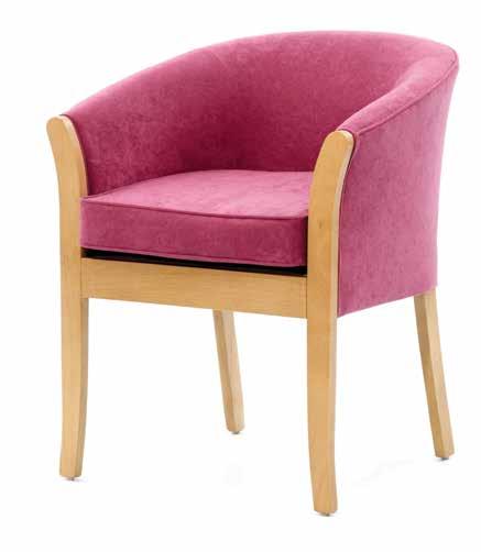 Colour deep pink h 79cm w 62cm d 63cm sh 51cm Model MC7135 Farnham two seater tub chair.