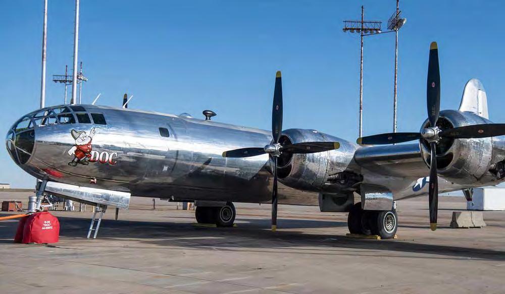 4 of 12 The fully restored Boeing B-29