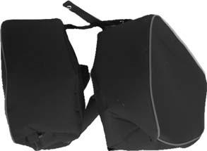 Padded internal pocket for laptop. TOURING BAGS (SADDLE & SEAT BAG) Deluxe touring bag, made by Dow Canvas in the US.