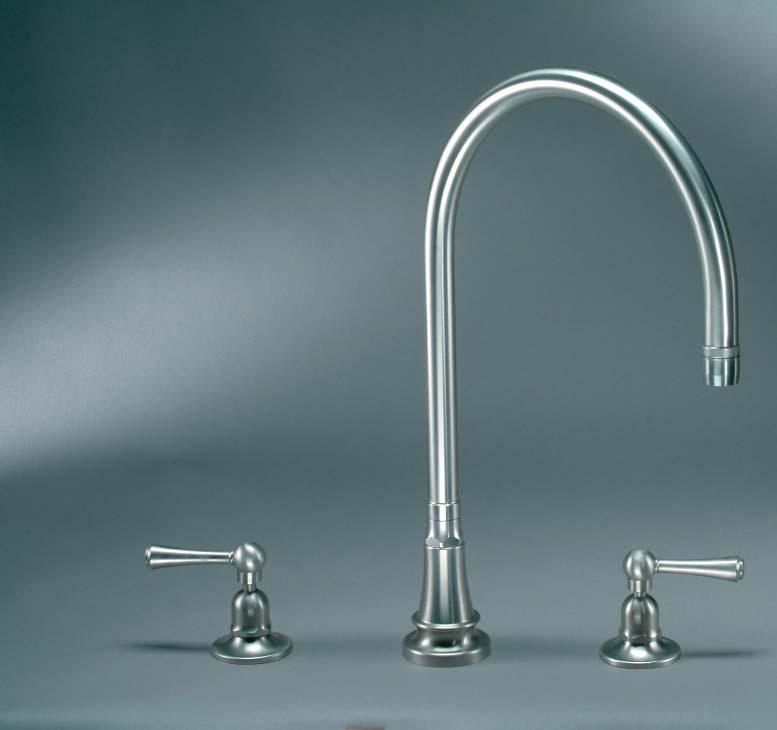 Stainless Steel The Steam Valve taps are handcrafted from solid