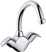 4G4011 Haze QT Lever Sink Mixer Chrome 120 Overall height: 236mm Water outlet height: 135mm