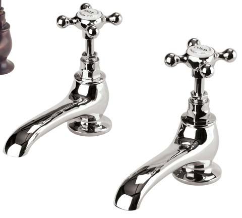 225G (GA shown) 2" basin taps with 5" nose for use with inset basins. Chrome/Nickel 263.00 Inca 39.