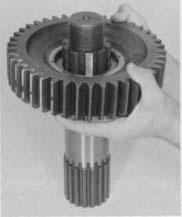 Mark two adjacent gear teeth, and two teeth 180 from the
