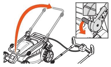 CAUTION 3 Figure 4 5 Attaching the Handlebars When collapsing or unfolding the handlebar, the cable could be damaged. Ensure that the cable is not kinked.
