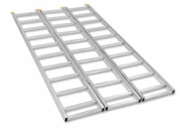 resistant and comes with a  ramp size is 46 W x 82 L > Folded ramp size is 15 W x 82 L x 6.