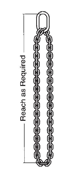 Grade 80 Safeway Gold Standard Alloy Chain Slings Adjustable Chain Slings Type ASA Single Adjustable (Style A) Type ADB Double Adjustable (Style B) 1 Single and double adjustable loop and basket