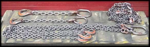 Our chain slings are custom made to meet your specifications, therefore all chain slings are non-returnable.