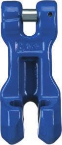 M XL-Combi Quick Fastener TWN 1853 New THIELE-design Complies with DIN 5692 Fast and extremly easy handling L E Integrated clevis connection With locking pin, no unintended unlocking of the chain