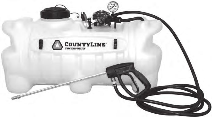 ) Break Away Boom- nozzles, 0 Coverage with check valve and filter * This sprayer is designed to be towed behind a garden tractor. TSC# 0 VENDOR # LGDSSCL** GAL.