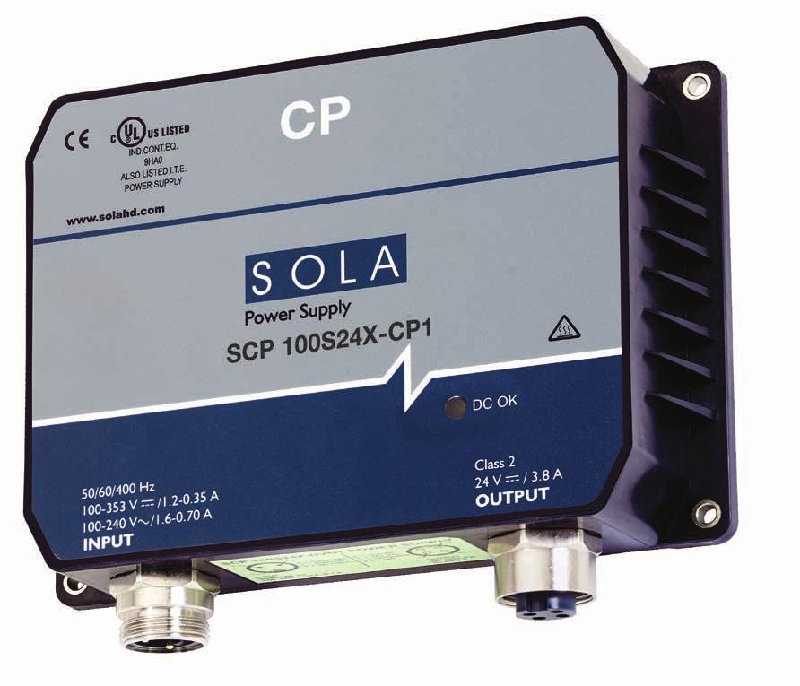 Compact, direct-mount IP67 SCP-X power supplies offer simple versatility, so you can design a more compact and efficient machine or production line layout without the constraints imposed by power