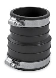 Flexible Couplings for DWV & Non-Pressure Transitions Transitions all types of DWV plastic, and cast iron.