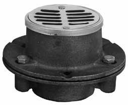050) strainer TOP FLANGE DIAMETER Protected with TechCoat finish BOTTOM FLANGE DIAMETER 7990 5-1/2 7 Protected with TechCoat Finish DRAIN CONNECTION 8006 2 IPS 8007 1-1/2 IPS 8008 2 Caulk 8011 2