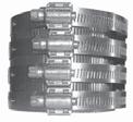 304 Stainless Steel Comply with ASTM C-1540 Conform to CISPI 310 Additional clamps provide better sealing and load distribution 5/16 Hex head screws Use PASCO 2SM PNHC-1.