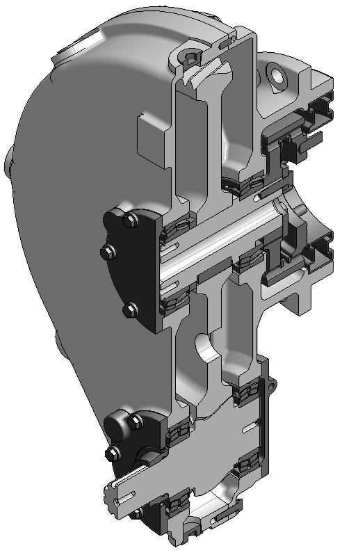 GEARBOX ASSEMBLY (16 Inch Offset) (Continued)