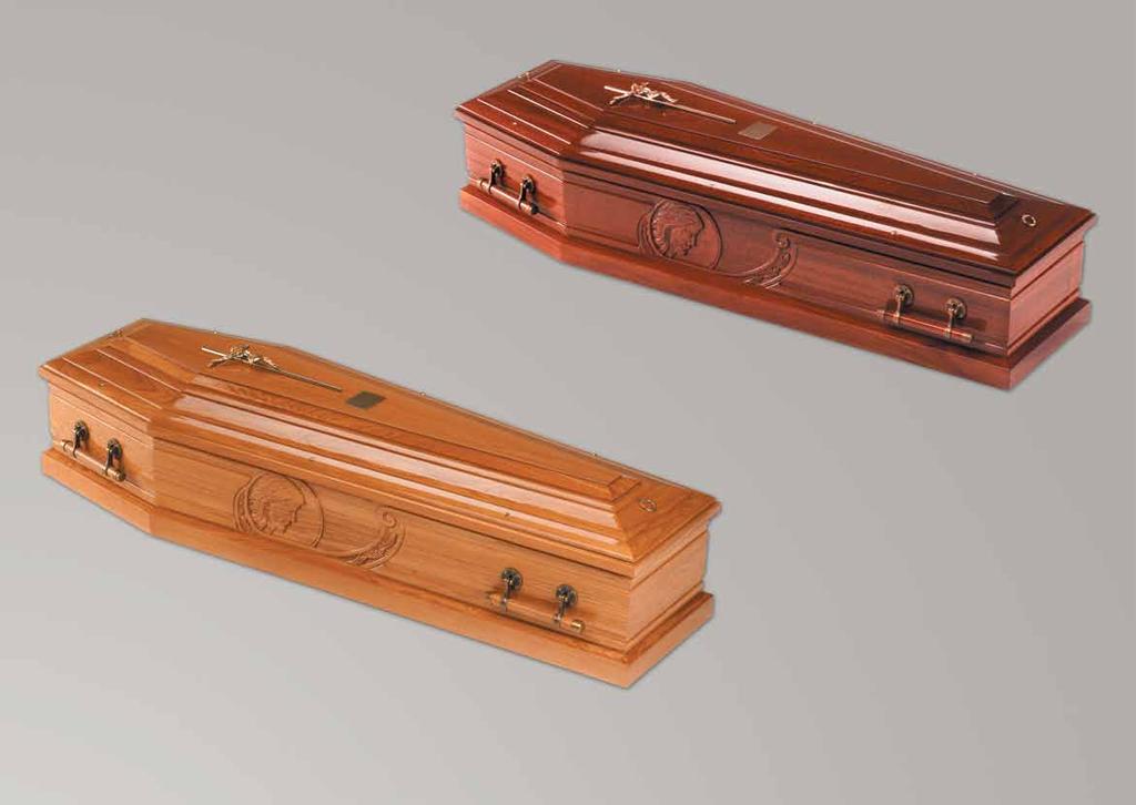 ITALIA COLLECTION Head of Christ Coffins available in solid oak or solid