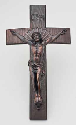 These 16 crucifixes are available in three finishes - Antique Brass, Antique Silver and