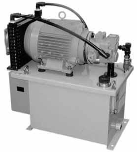 Energy-Saving Hydraulic Units Equipped with Vane Pump <YM-e Pack> Energy-saving unit equipped with the high performance variable displacement vane pump.