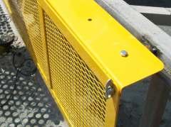 obstructions Easy-to-Maintain Removable guard for quick access to conveyor Built-to-Last Heavy-duty steel