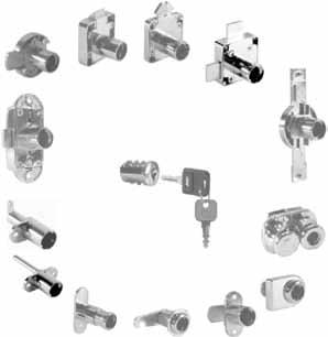 FIXTURES AND FITTINGS Lock Program Overview Our entire lock program is supplied with separate cores and lock housings.