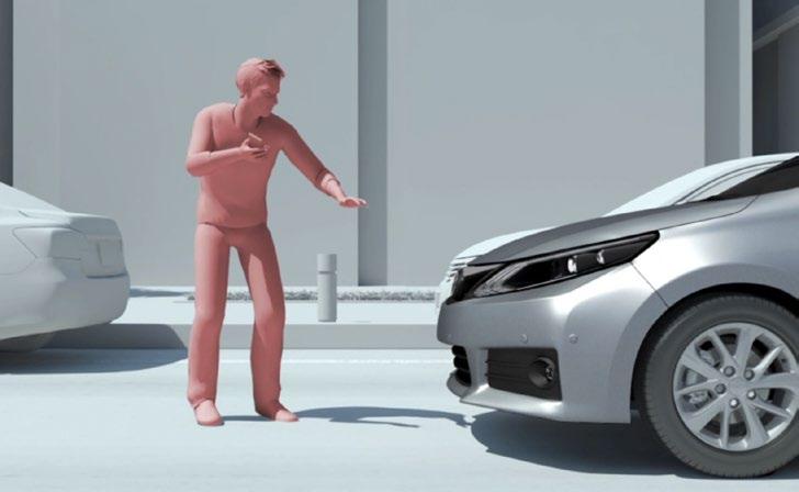 PRE-COLLISION SYSTEM (PCS) WITH PEDESTRIAN DETECTION FUNCTION VEHICLE AND PEDESTRIAN DETECTION VEHICLE DETECTION With Toyota Safety Sense P 2, PCS 3 uses an in-vehicle camera and front-grill mounted