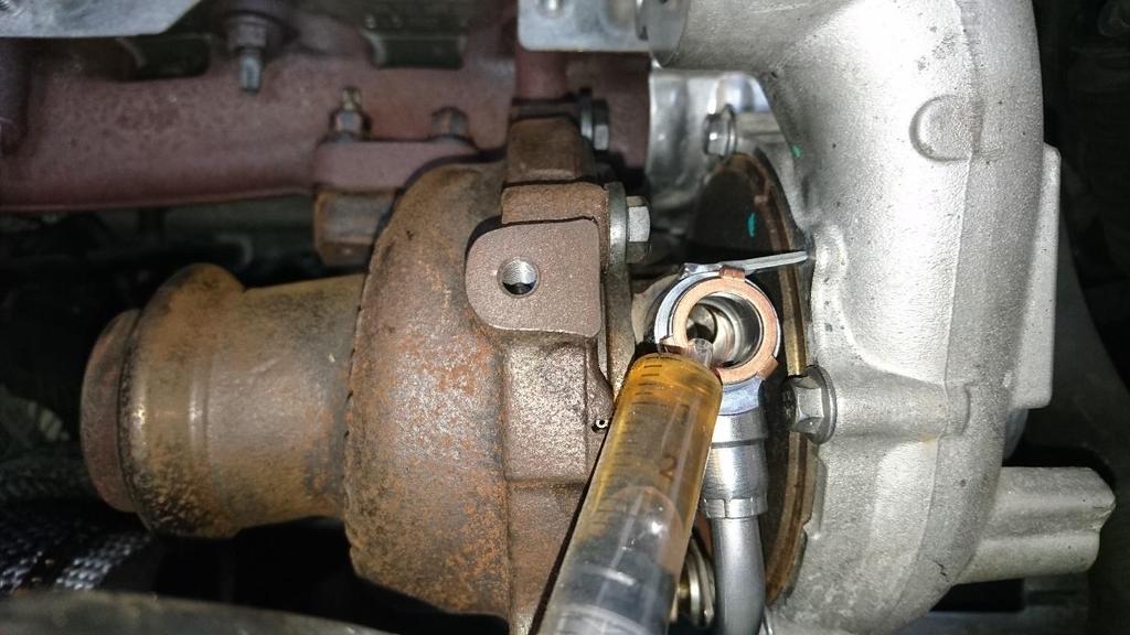 When you come to connect the plug to the turbo actuator position sensor you will find that it has been designed to prevent you