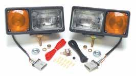 136 Forward Lighting 64291-4 PER-LUX SNOWPLOW LAMPS Resilient, polycarbonate housing and halogen sealed beam withstands hours of use at sub-zero temperatures